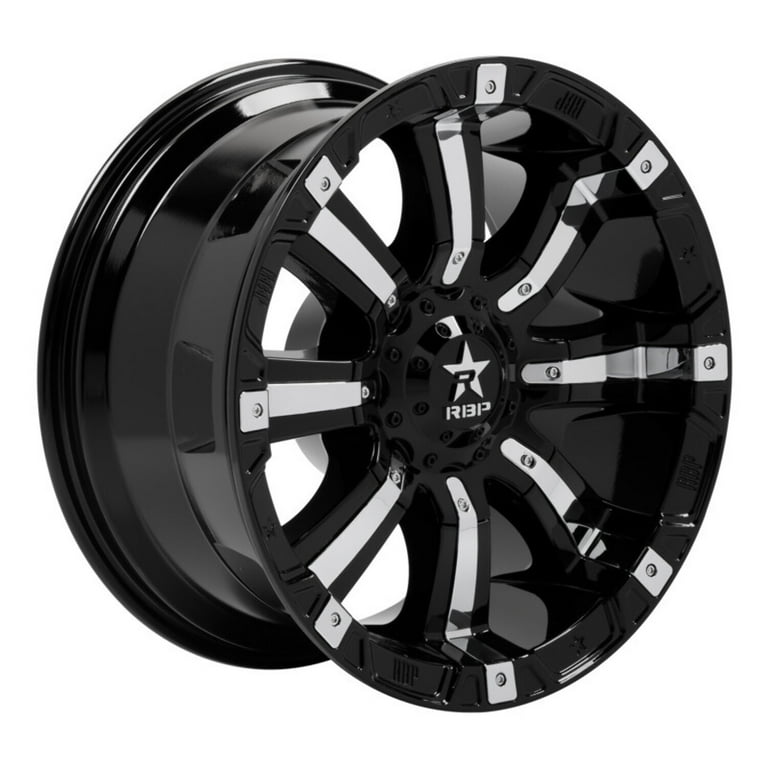 ★RBP-94R LEXANI WHEEL ★17×9J★PCD136.9★6H RBP - 94R Black with Chrome Inserts (20