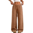thumbnail image 2 of Samdudou Girls Wide Leg Capri Sweatpants Elastic Waist Cropped Lounge Trousers Casual Baggy Athletic Bottoms with Pockets for Summer Vacation Size 1-9 Years, 2 of 7