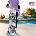 thumbnail image 4 of 31"x8" Black White Gothic Skull Flowers Butterflies Complete Skateboards for Beginners, Double Kick 7 Ply Maple Deck Skateboard with Wheels, Gifts for Kids Teens, 4 of 8