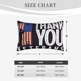 thumbnail image 4 of Yiaed Veterans Day2 Print Brushed Microfiber Envelope Pillowcases, Standard,Envelope Closure Pillow Cases(Without Pillow Core)-16"x24", 4 of 6