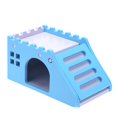 thumbnail image 1 of Hamster Staircase Villa Sleeping House Bear Pet Nest Log Cabinet (Azul) Likrtyny Para estrenar, 1 of 6