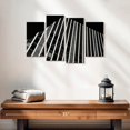 thumbnail image 2 of Elephant Stock London Building Wall Art - Horizontal Multi Panel Canvas - Living Room Wall Decor - Architecture Multi Panel - Black And Gray Decor - 24" x 14", 2 of 4