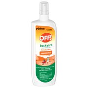 OFF! FamilyCare Mosquito Repellent, Unscented DEET Pump Bug Spray with Aloe Vera, 9 oz