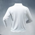 thumbnail image 7 of Men's Half Zip Long Sleeve T-Shirt Sport Track Top Quick Dry Breathable Athletic Training Gear Moisture Wicking Running Fitness Gym Workout Casual | Zenithor,Blue L, 7 of 7