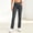 Dark Gray, variant on YHAJDS Women Slim Yoga Pants Solid Color Mid Rise Long Trousers Arranged With Pockets