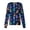 Blue-A#230526NN, variant on Cartoon Animal Print Womens Scrub Jacket Warm Up Snap Front Scrubs for Women S-5xl Plus Size Women’s Nurse Uniforms with Pocket