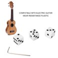 thumbnail image 4 of Boutons de Contrôle de Volume pour Guitare, Taille Adaptée, 3 Pcs avec 1 Clé pour Instrument de Musique Blanc, 4 of 7