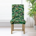 thumbnail image 3 of COEQINE Dining Chair Covers 6-Pack, Stretchable Universal Fit Chair Slipcovers Washable Spandex, Protect and Renew Your Dining Room Chairs for Home Party Decor, Christmas Holly Candy Cane, 3 of 7