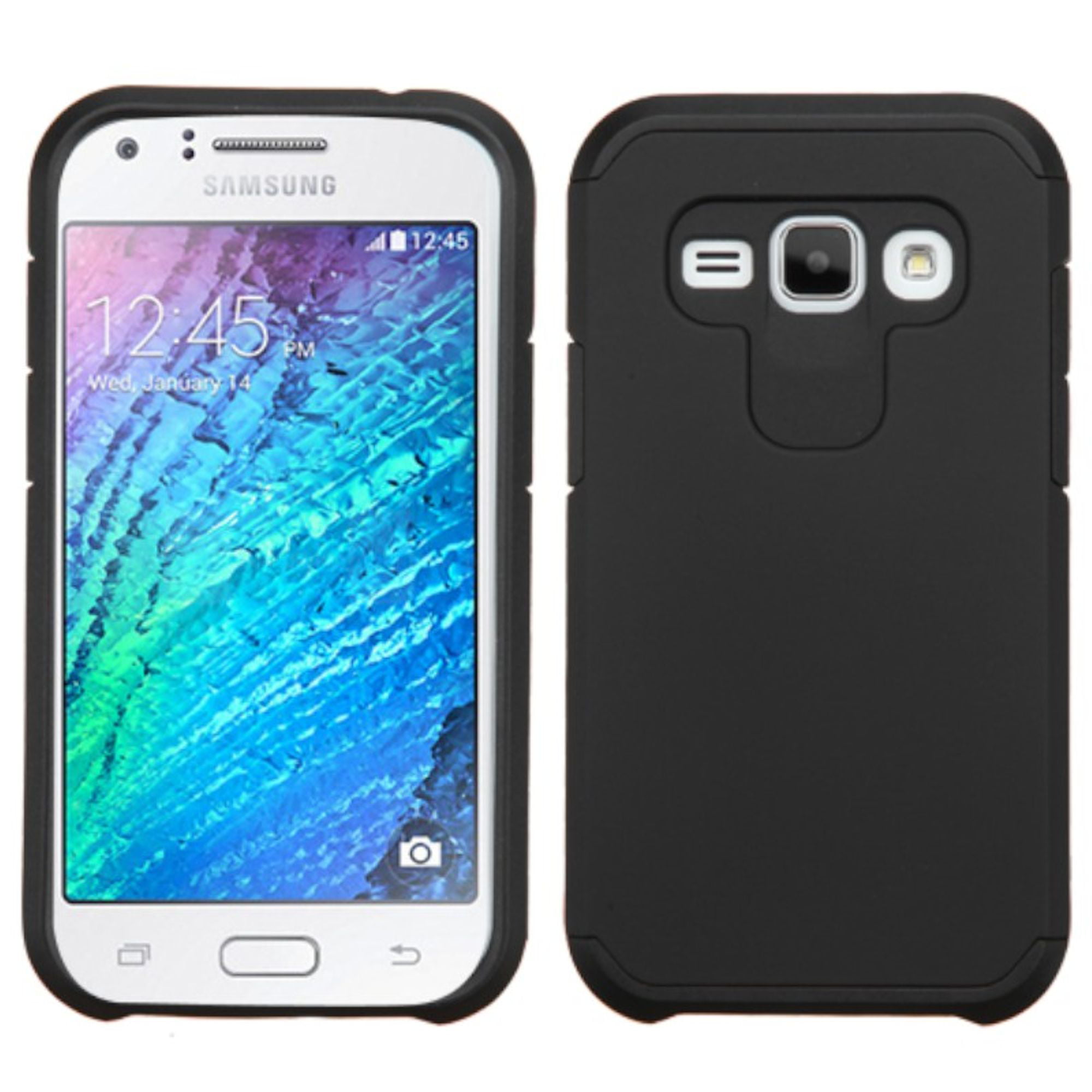 Glitzer TPU Silikon Handyhülle Ultra Dünn Stoßfest Handyhülle Schutzhülle für Samsung Galaxy J1 2015 Case Pink FNBK Kompatibel mit Samsung Galaxy J1 2015 Hülle 