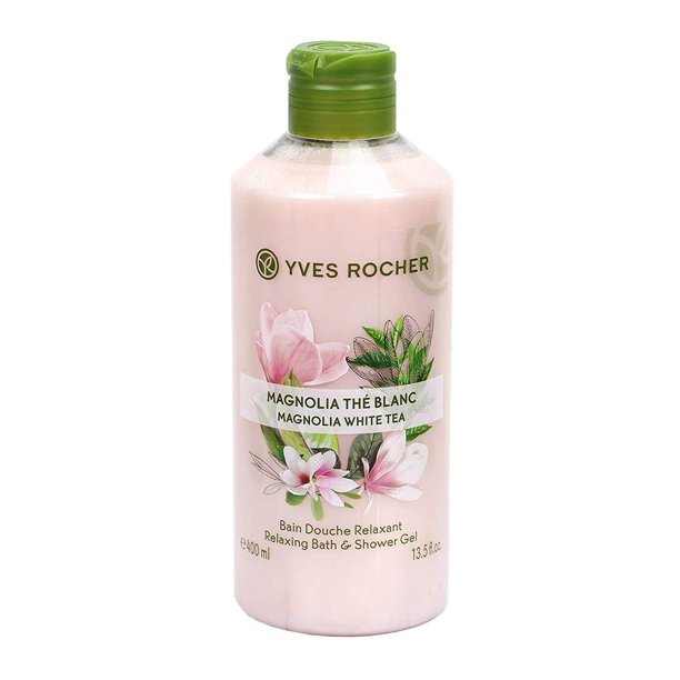 Yves Rocher Relaxing Bath and Shower Gel Magnolia White Tea Relaxing