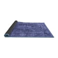 thumbnail image 2 of Ahgly Company Indoor Round Medallion Blue Traditional Area Rugs, 3' Round, 2 of 4