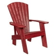 thumbnail image 2 of Capterra Casual Recycled Plastic Adirondack Chair, Red Rock, 2 of 2