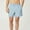 Light Blue, variant on Mens Running Shorts Qiggri Man Solid-Color Casual Drawstring Pocket Elastic-Waist Shorts Workout Shorts Men