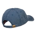 thumbnail image 4 of Thin Yellow Line Silver USA Flag Embroidered Washed Cap - Navy OSFM, 4 of 5