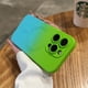 thumbnail image 2 of Funda de silicona con gradiente de lujo para MagSafe, multicolor, a prueba de golpes, para IPhone 15, 14 Plus, 15, 14, 13 Pro Max, funda de carga inalámbrica, 2 of 5