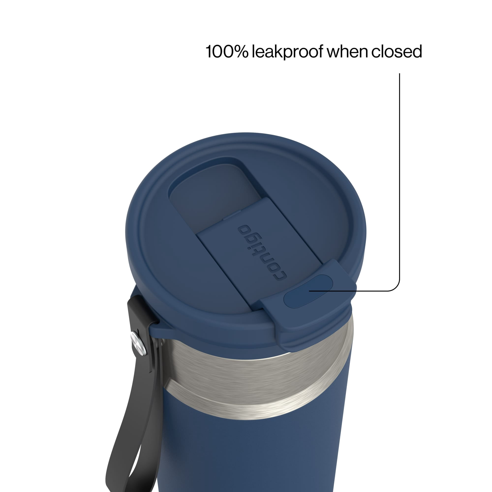 Contigo DualSip 20 oz Leakproof Insulated Water Bottle with 2-Way Lid