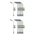 thumbnail image 1 of Luces de los ferrocarriles del tren,Farola de tren de ferrocarril de luces de calle de jardín LED,Luces de paisaje de jardín LED HO TT N Escala 1: 100,Luces de calle 1100 1: 150 1: 200 LED de, 1 of 9