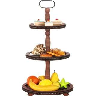 StarPack Farmhouse Style 3 Tiered Serving Tray - Rustic Kitchen Tiered –  StarPack Products