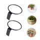 thumbnail image 5 of SHOWERORO 2Ud Soporte De Pared Para Plantas En Hierro Negro Con Artesanía Duradera Y, 5 of 8