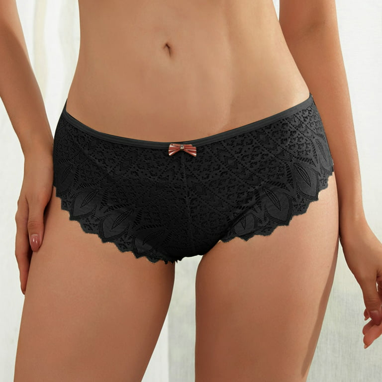 adviicd Thinx Period Panties for Teens Women's Ultra Soft High Waist Modal  Underwear Panties Black Medium 