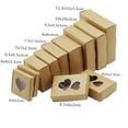 thumbnail image 3 of Caja de regalo de papel Kraft en blanco con ventana, 30 unidades, caja de jabón hecha a mano, caja de regalo para galletas, joyas, dulces, caja de regalo de boda, suministros para fiestas, 3 of 5