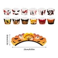 Halloween Cupcake Wrappers, Artistic Bake Paper Cups Black Laser Cut