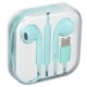 thumbnail image 3 of Auriculares USB C Micrófono estéreo HiFi multifunción y Control de Volumen Auriculares con Cable para Dispositivo de Interfaz Tipo C Azul Verde, 3 of 8