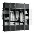 thumbnail image 1 of Armario Portátil Plástico Clóset Organizador Zapatera Blanco, 1 of 5