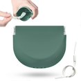 thumbnail image 1 of Silicone Retainer Case with Lanyard, Durable Soft Denture Case with Vent Holes Compatible for Invisalign--Green, 1 of 5