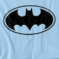 thumbnail image 2 of Batman Black Bat Women's T Shirt, Light Blue, Medium, 2 of 6