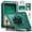 Darkgreen, variant on for iPad 6th Gen 9.7" 2018 (A1893, A1954) Rugged Case, 360 Rotating Hand Strap Stand/Pencil Holder/Adjustable Crossbody Strap, [2 In 1] Protective for iPad 6th Gen 9.7" 2018, Black