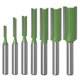 thumbnail image 1 of 7pcs 6mm Shank Router Bit Straight Cutter With Carbide Edges Carpentry Cutter Woodworking Tool Cutter, 1 of 5