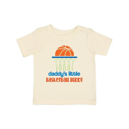 

Inktastic Daddys Little Basketball Buddy Gift Baby Boy T-Shirt