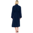 thumbnail image 2 of TowelSelections Women's Robe Cotton Terry Cloth Kimono Soft Bathrobe Small/Medium Navy, 2 of 6