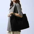 thumbnail image 6 of Casual Handbag Bag Versatile Shopping Shoulder Bag Large Capacity Hobo Bag Girl Women Fashion Canvas Tote Bag, 6 of 20