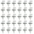 thumbnail image 4 of 30Pcs Side Skirt Sill Seal Panel Mounting Trim Clips For Acura For Accord For Civic White High-Quality Plastic Easy Installation Fangkenuo, 4 of 9
