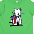 thumbnail image 4 of Inktastic US Flag Westie Boys or Girls Toddler T-Shirt, 4 of 5