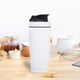 thumbnail image 5 of Botella mezcladora de proteínas de 19 x 83 cm vaso mezclador de acero inoxidable con batidor de varillas tapa hermética aislamiento al vacío para bebidas frías ideal para mezclar, 5 of 8