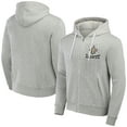 thumbnail image 3 of Men's NFL x Darius Rucker Collection by Fanatics Heather Gray New Orleans Saints Domestic Full-Zip Hoodie, 3 of 3