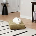 thumbnail image 2 of Happy Hounds Willow Small Moss Rectangle Pillow Style Cat Bed, 2 of 5