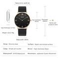 thumbnail image 7 of READ Minimalist Ultra Thin Men's Watch, Men's Wrist Watch, Waterproof Analog Quartz Watch for Men, Japanese Quartz Movement, Stainless Steel Case and Steel Grid Bracelet, 7 of 7