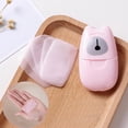 thumbnail image 3 of 50pcs/box Disposable Boxed Soap Paper Convenient Sheets Convenient Washing Hand Bath Travel Scented Slice Sheets Foaming Box Paper Soap, 3 of 8