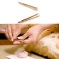 thumbnail image 4 of Yuarrent Juego de té de bambú Clip portátil estilo Simple Manual reutilizable colgante casa de té pinzas de cocina accesorios rectos Type3 NO3, 4 of 6