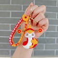 thumbnail image 1 of Snake Keychain Year Gift China Snake Doll Cute Pendant, metal snake keychain, snake pendant gift, 2025 Year Of The Snake charm, snake figure decor, snake-themed jewelry, snake charm, 1 of 8