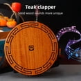 thumbnail image 2 of Instrument à Percussion, Percussion à Tambour Plat 2 Tons avec Main Plate 2 Tons avec Adjustable et Tambour à Main Percussion Tambour en Bois 2 Tons Cajon Tambour en Bois Tambour à Main Plat et Tambour Portable, 2 of 6