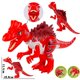 thumbnail image 3 of Bloques de construcción de dinosaurios de Jurassic World 2 Brutal Raptor, Tyrannosaurus Indominus I-Rex, juguetes para niños, 3 of 5