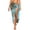 Light Blue, variant on Yxbdin Tropical Print Wrap Skirts for Women Boho Vacation Outfit Lightweight Beach Cover Ups Comfortable Flowy Skirts Outdoor Travel Resort Wear