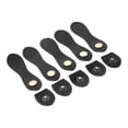 thumbnail image 2 of Juego de 5 piezas para coser tú mismo, cierres de lengüeta suaves y usables, perfectos para bolsos, bandoleras, carteras, hebillas a presión de cuero de latón antiguo negro, 2 of 8