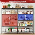 thumbnail image 3 of REIBII Heavy Duty Shelving Unit 61.7"W x 15.8"D Storage Shelves,Adjustable 5-Tier Extra Wide Garage Pantry Organizer Rack，Black, 3 of 7