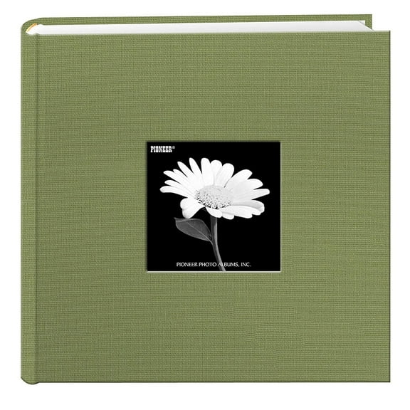 Pioneer Fabric 200 pkt 4x6 Photo Album, Sage Green